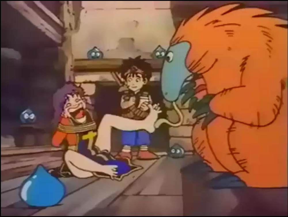 Tickle scene Dragon Quest