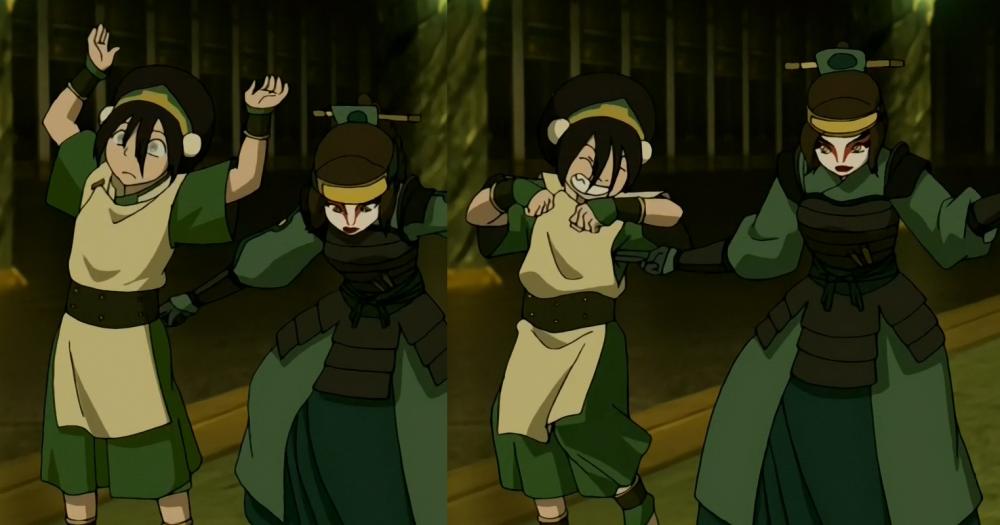 Toph tickled