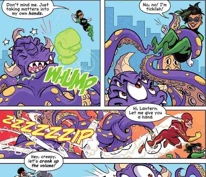 Tickle Green Lantern League of Superpets, chapter 1 The Great Mix-Up comi